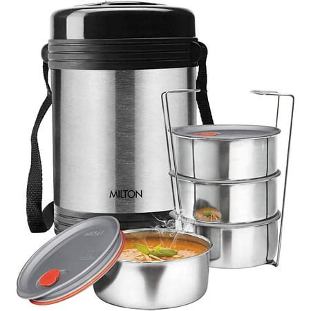 milton stainless steel lunch box leak proof|milton 300ml lunch box.